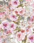 Pink Winter Floral Art Print