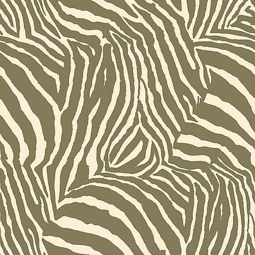 Cream Zebra Print Wildlife Print