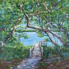 Lake View Art Print