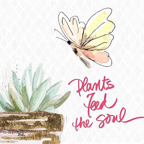 Plants Feed the Soul Art Print