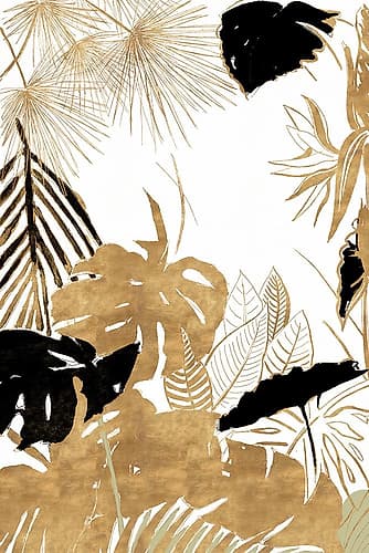 Gold Selva II Nature Print