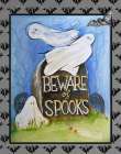 Beware of Spooks Art Print