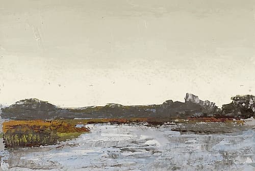 Along the Water (Neutral) Coastal Print