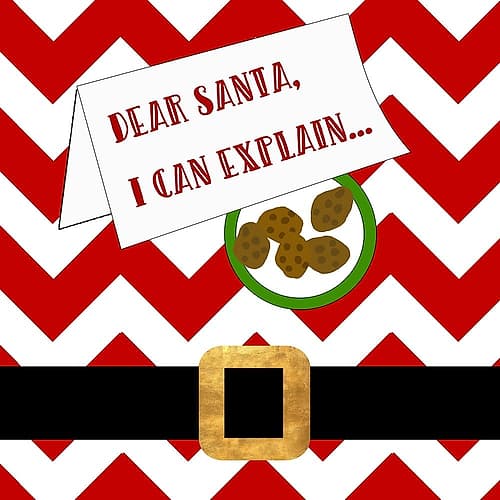 Dear Santa, I Can Explain Art Print