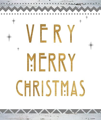 Very Merry Christmas Art Print