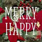 Merry and Happy Art Print