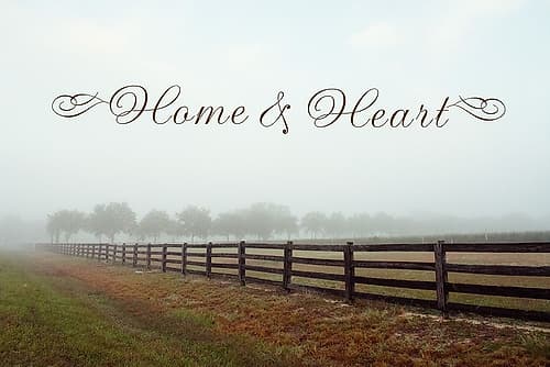 Home and Heart Inspirant reproduction