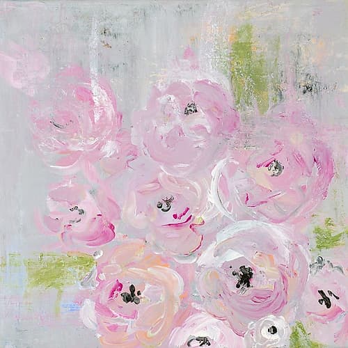 Field of Roses Art Print by Nola James