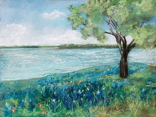 Green Fields II Landscape Print