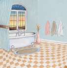 Pastel Bath I Bathroom Art Print