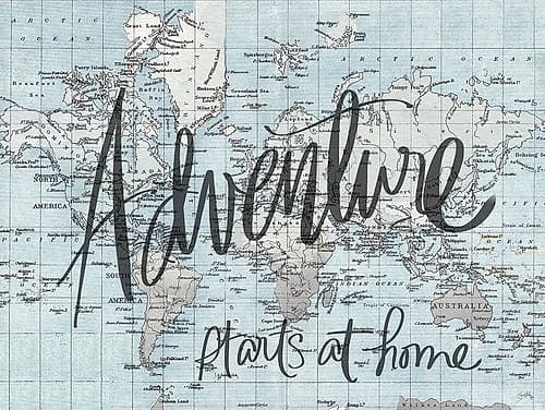Starts at Home Travel Print