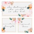She Believed She Could Art Print