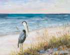 Heron Ocean View Art Print