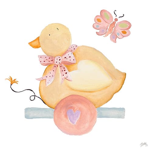 Whimsical Duck Art Print