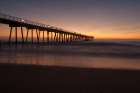 Sunset Pacific Pier II Art Print
