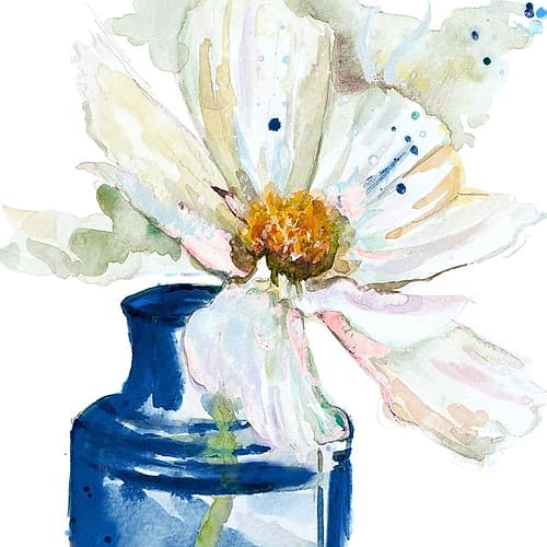 Fresh Little Flower Close Up Minimalist Print