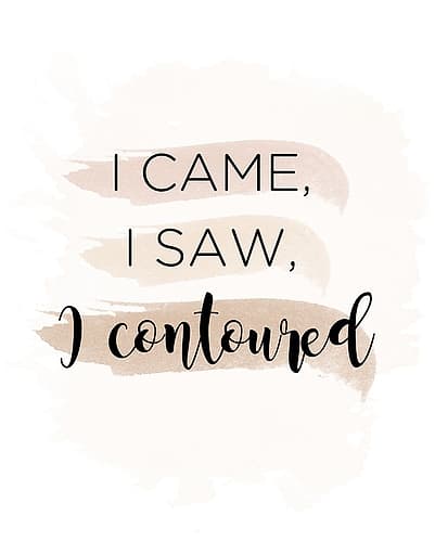 I Contoured Art Print