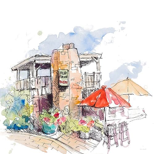 Old Town Tavern Art Print