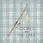 Hooked On The Lake Art Print