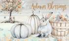 Autumn Blessings Scene Art Print