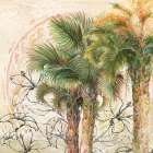 Palms Away II Art Print