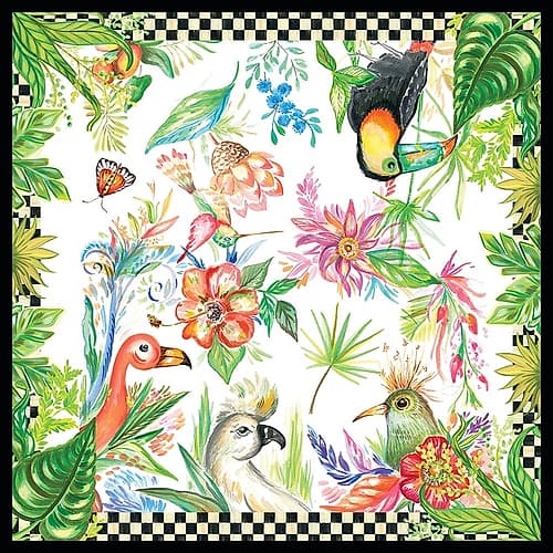 Tropical Birds Tropical Print