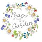 Peace Is Found In The Garden Art Print