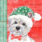 Holiday Puppy IV Art Print