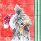 Holiday Puppy III Art Print