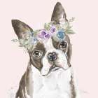 Flower Crown Pet III Art Print
