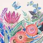 Spring Flower Garden IV Art Print