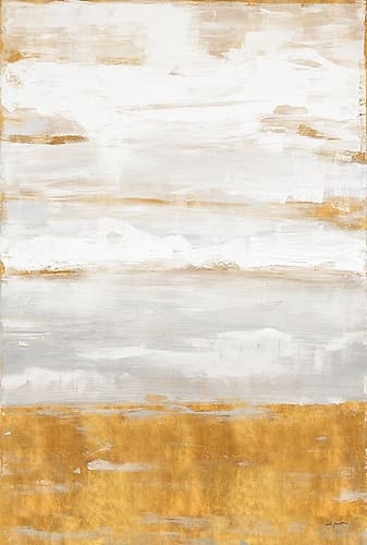 Golden Land Art Print by L. Hewitt