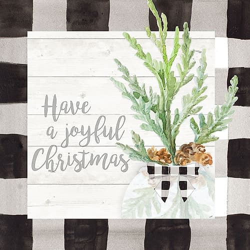 Joyful Christmas Art Print