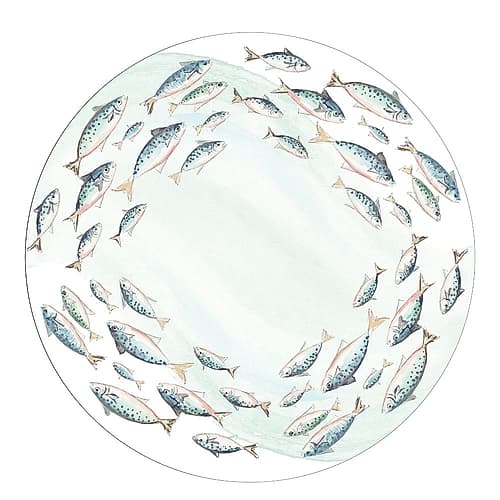 Circle Of Fish Art Print