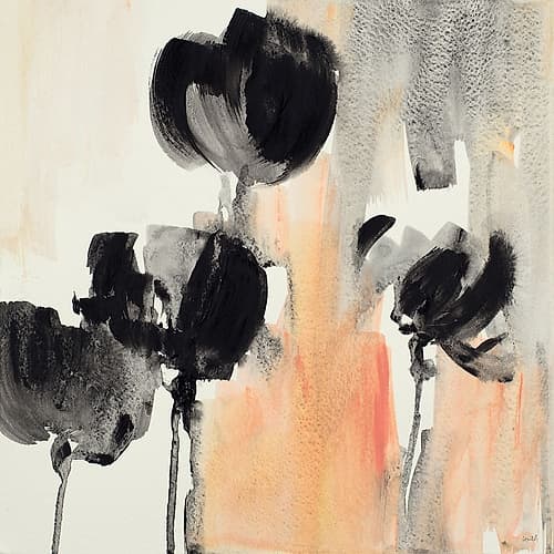 Blushing Tulips II Art Print