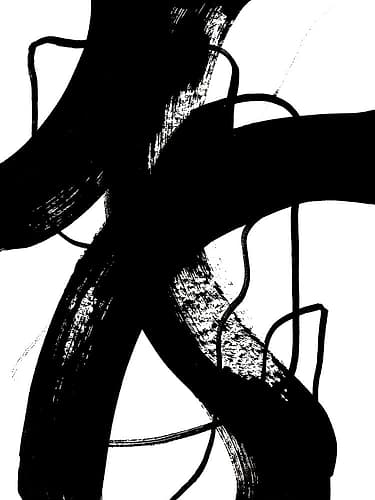 BlackThoroughfares I Minimalist Print