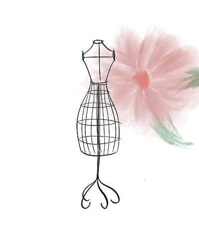 Visions of Fashion I Art Print