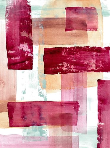 Rose and Peach II Minimalist Print