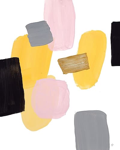 Floating Shapes I Minimalist Print