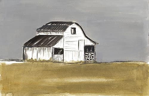 Natural Barn Art Print