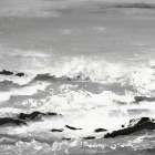 Rocks and Waves Art Print
