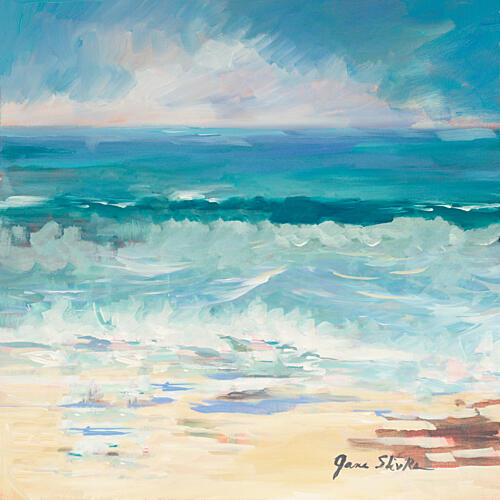 Rolling Surf Art Print