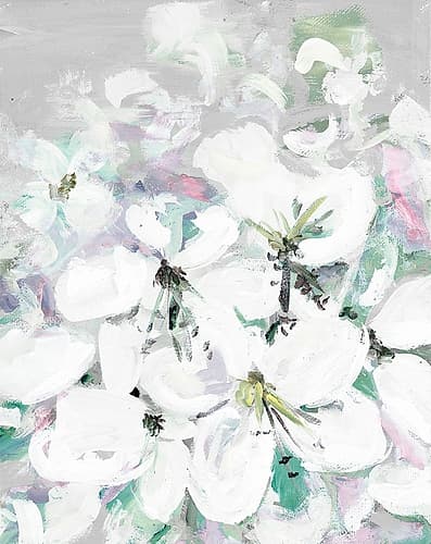 White Orchids Art Print