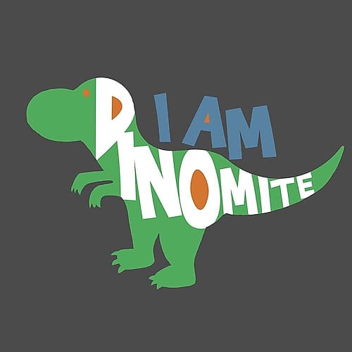Dinomite Art Print