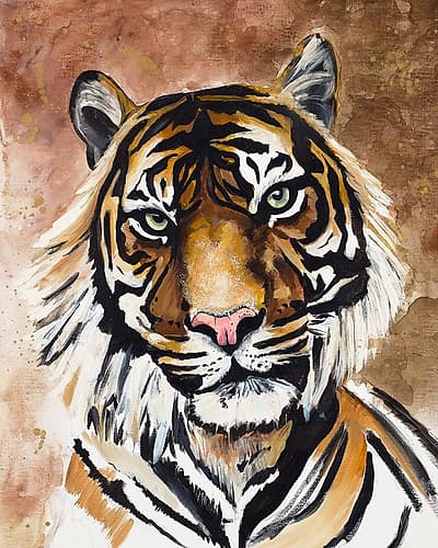 Tiger Wildlife Print
