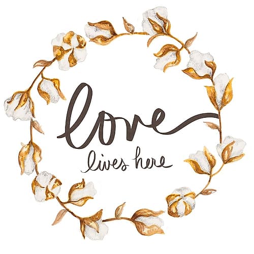 Love Lives Here Art Print