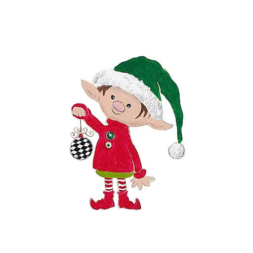 Christmas Elf Art Print
