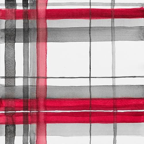 Red Plaid I Holidays Print