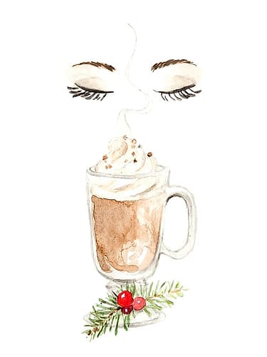 Mmmm! Hot Chocolate Art Print