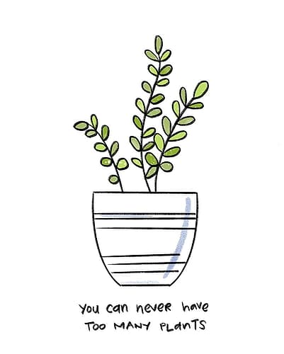 Plant Lady I Art Print